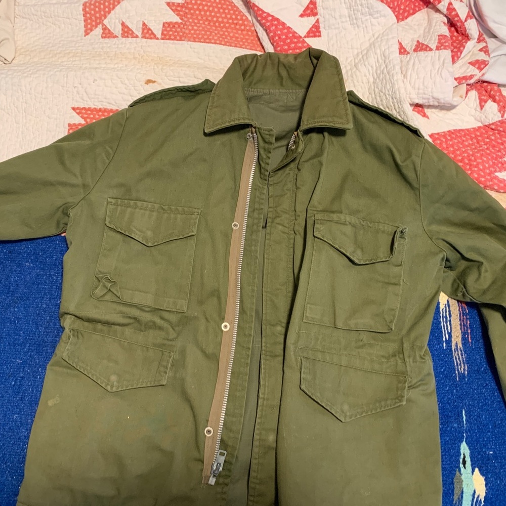 1980’s Military Jacket Emar Zipper